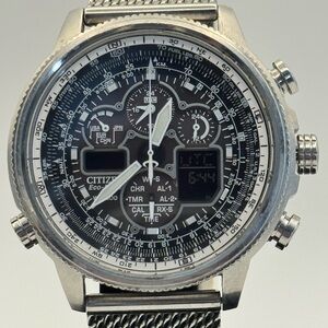 Citizen Promaster Navihawk A-T Eco-Drive Chronograph Men's Watch w/ Box & Manual